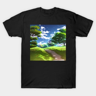 Anime Style Landscape T-Shirt